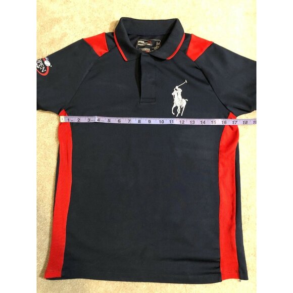 Ralph Lauren RLX US Open 2006 Womens Tennis Collared T Shirt Pony Size Medium - Picture 3 of 8